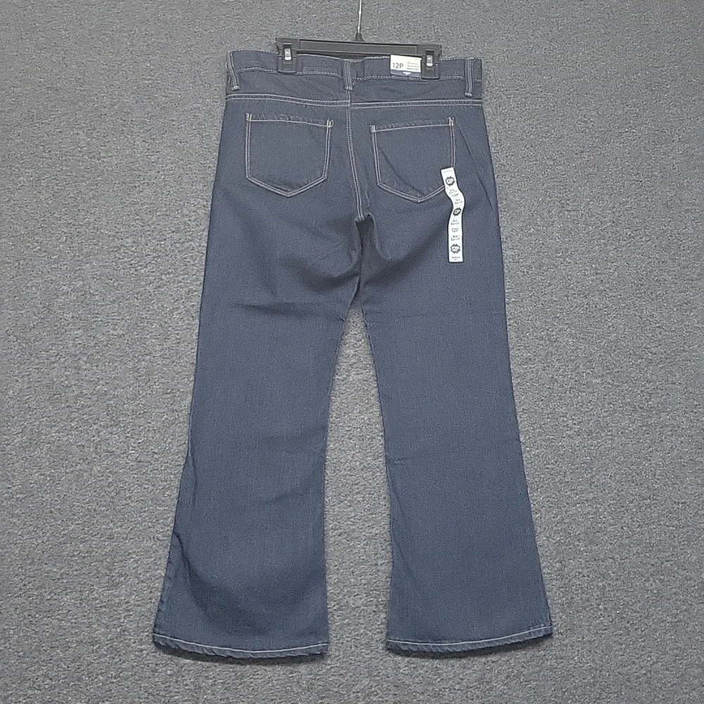 Girls B'gosh Boot Cut Jeans, Size 12P(31 x  25) Dark Wash, Adjustable Waist